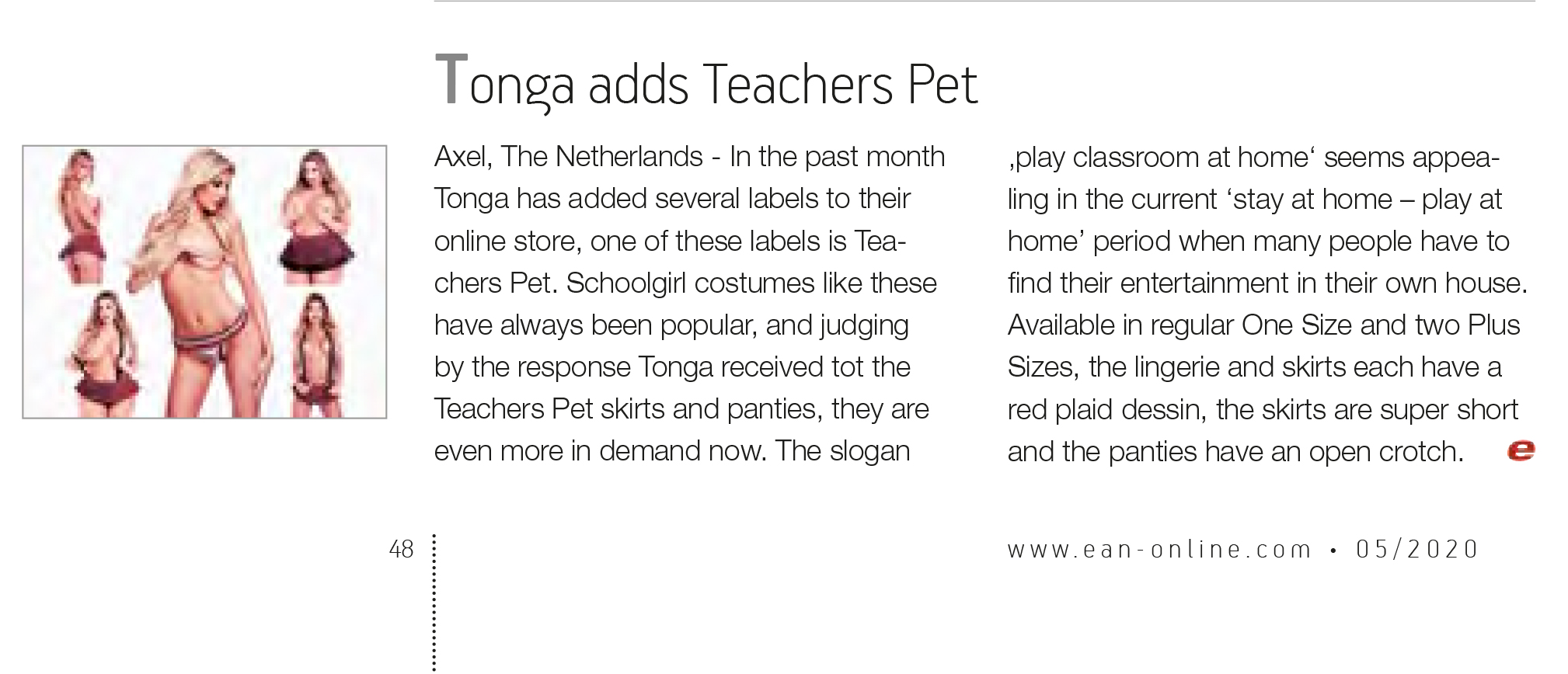 2020-05 EAN - Teachers Pet